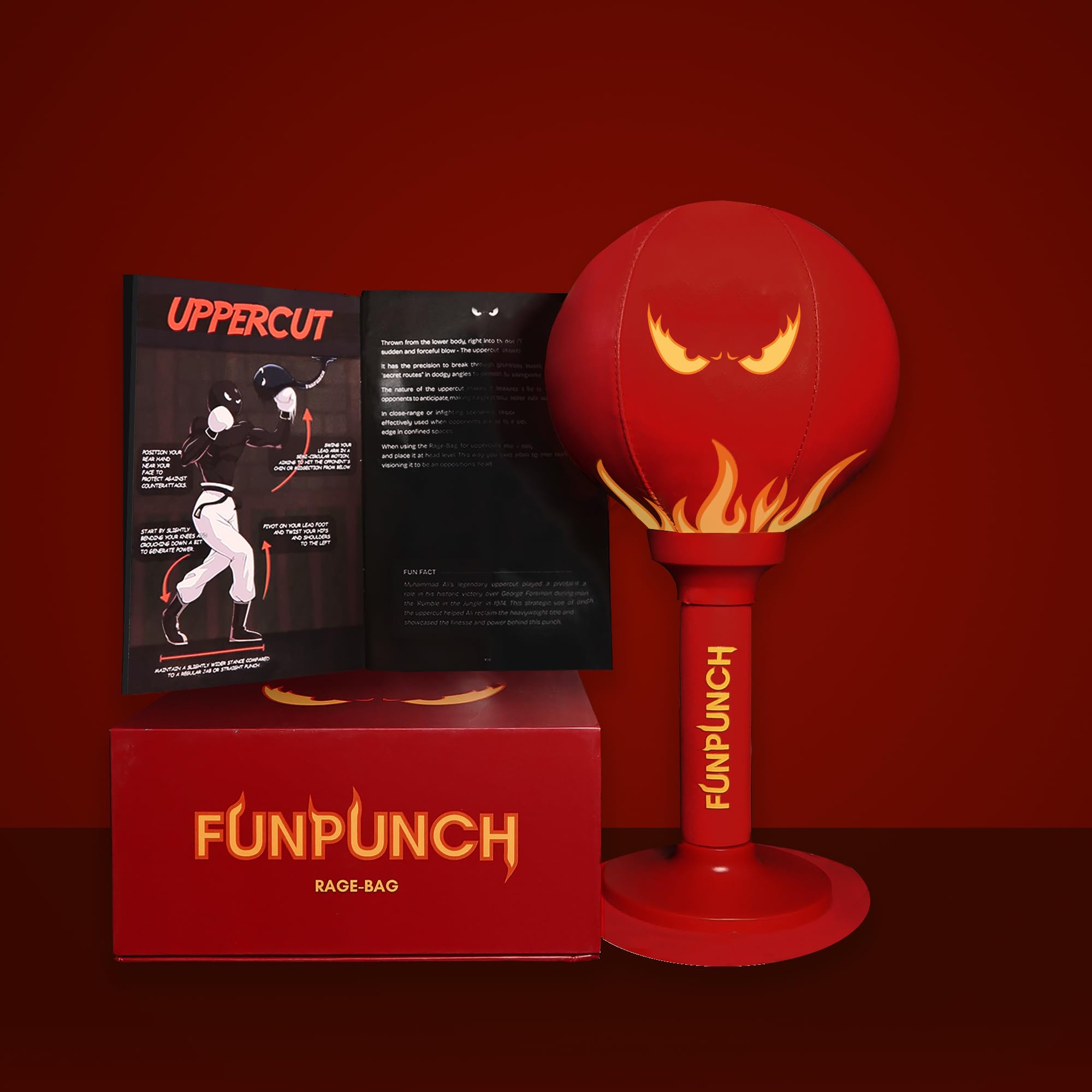 新品未使用 funpunch パンチングバッグ Amazon.co.jp: FUNPUNCH レイジバッグ デスクトップパンチング